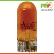 Wedge Globes Amber Standard 12V 5W - 10 Pc For PEUGEOT 407 6D_,6E_ HDi 135