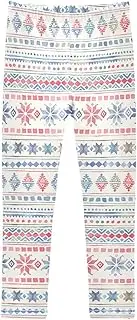 [Caihoyu] Leggings for Girls Soft Comfortable Yoga Pants Elastic Waist Girls Printed Leggings 4-10T