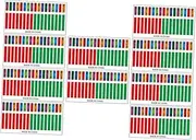 WHAMVOX 10pcs Kalimba Stickers for Thumb Piano Adhesive Note Labels for Learners Easy Install Music Supplies Compact Portable Finger Piano Stickers No Residue