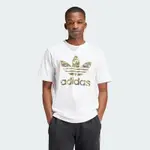 ADIDAS 愛迪達 短袖上衣 男款 運動 三葉草 亞規 CAMO WHITE T 白 IS2894