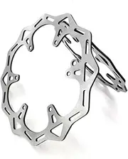 Motorcycle 260mm/220mm Front Rear Brake Disc Rotors 6 Holes Steel Disk Fit For HUS HUS GAS SXF E TE FE MCF(Rear 220mm)