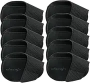 Generic 10x Golf Club Headcovers, Golf Club Covers, PU, ​​Waterproof, Golf Iron Headcover Set, Iron Protective Cover for Men and Women, L Size Black