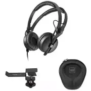 Sennheiser HD 25 Closed-Back On-Ear Studio Headphones with Headphone Case and He