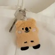 Bear Doll Cartoon Cute Koala Plush Keychain Pendant Key Rings Car Schoolbag Keyr