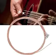 Folk Acoustic 6 String Copper Brass Guitar Strings for Excellent Resonates and High Glossiness