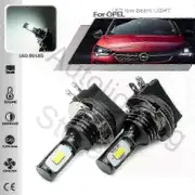 2-Pack H11B H9B H8B LED Headlight Bulbs 6500K White 1400LM CANBUS Error Free for Opel Corsa D 2011-2014 Models