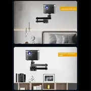 Foldable Projector Wall Mount Universal Adjustable Ceiling Wall Projector Mount Stand Projectors Br Black