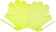 SUPVOX Silicone Swim Paddles Boys and Girls Water Gloves Adjustable Swimming Gloves for Training