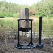 BiggerFire Manual Log Splitter High Carbon Steel Firewood Kindling Splitter Wood