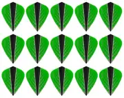 5 New Sets Harrows Quantum X Kite Dart Flights - Ships w/ Tracking - Green