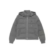 [Ralph Lauren] Ralph Lauren Quilted Hooded Jacket M GREY