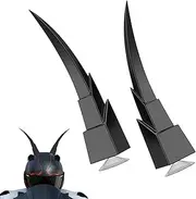 Motorcycle Helmet Horns, Bicycles Ski Helmet Horns Attachment, Eye-Catching Modern Style Cycling Ornament for Motorcycle Night Riding Electric Scooter Skiing