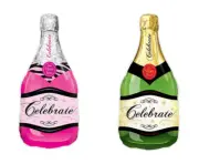 Champagne Bottle Shaped Mylar Helium Balloon Party and Wedding Decorations