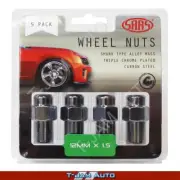 SAAS Wheel Nuts Mag 12x1.5 Chr 43mm 1x5PK for Renault Alliance