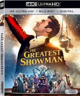 洪興 藍光BD 大娛樂家 4K UHDBD 雙碟限定版(中文字幕) The Greatest Showman