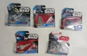 5 Star Wars Hot Wheels Starships MIB 2014-17