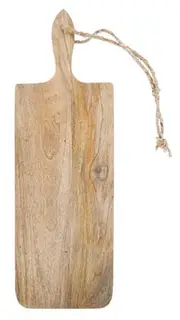 Large Wooden Rectangular Serving Cheese Paddle Board