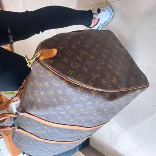 二手旗艦 LOUIS VUITTON LV KEEPALL 字紋 旅行袋 行李袋 60CM (中友店) 19502