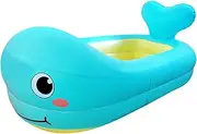 Cute Whale Portable Kid Tub - Inflatable Bath Tub Adult | Foldable Bath Tub Adult | Cute Whale Portable Kid Tub | Leakproof Non-Slip Travel Seat Baths | Kids Swimming Pool for Boys Girls Bath