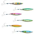 MUSTAD 40gm Zippy Jig Lure-Metal Fishing Lure Rigged With Ultrapoint Assist Hook