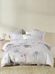 Marie Claire Reiko Quilt Cover Set White