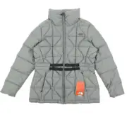 The North Face Women's Belted Mera Peak Jacket in Graphite Grey Size XL V4516