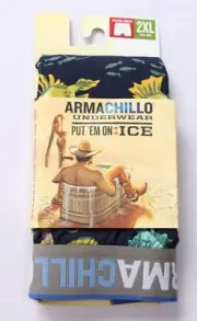 Duluth Men's Armachillo Cooling Pattern Boxer Briefs ZG3 Angler Fish Size 2XL