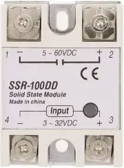 DC Input 3-32V SSR-100DD Solid State Relay Solid State Relay Module SSR DC Contr