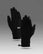 Run Gloves, 2XU, S, Black/Silver Reflective, Unisex