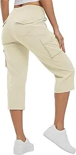 [TBMPOY] Women's Outdoor Quick Dry Lightweight Hiking Mountain Pants Zipper Pockets