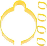 iplusmile 5pcs Roll Body Film Tool Car Window Vinyl Holders Tint Film Fixing Holders Window Tint Clamps Plastic Yellow