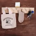 Purse Wooden Simple Heavy Duty Robe Hooks Back Door Hooks Coat Hooks Hat Rack