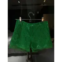 在飛比找蝦皮購物優惠-韓國選品 綠色花紋短褲