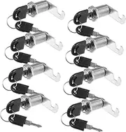 BUTIFULSIC 16 Sets Cam Lock Drawer Safety Lock Cabinet Door Locks Lock for Drawers Cupboard Home Rv Locks Secure Files Lock Locker Lock Cabinet Lock File Cabinets Zinc Alloy Heavy