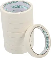 TEHAUX Masking Tape for Painting Pcs White Crepe Paper Non-Toxic Writable for Art Furniture Protection