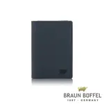 【BRAUN BUFFEL 德國小金牛】台灣總代理 洛菲諾P-II 厚型名片夾-藍色/BF347-402-NY