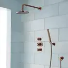 Signature Hardware Callas Shower System Rainfall Shower w/hand shower Oil rubbed