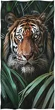RPLIFE Jungle Tiger Beach Towel, Lightweight Towels Quick Dry