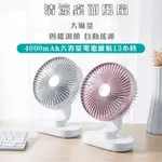 【現貨速發】USB桌面風扇  4檔晴風 靜音風扇 露營強風風扇 內建電池 可攜風扇 大風力迷你風扇 桌上風扇 桌面風扇