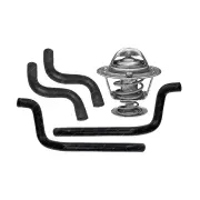 Gates Thermostat + Radiator Hose + Heater Hose Kit for Nissan Pulsar N14 1.6L