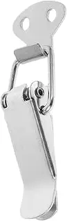 HOMSFOU Stainless Steel Spring Loaded Latch Clasp Tension Clamp for Suitcase Luggage Buckle Easy to Use Hardware