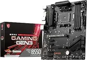 MSI B550 Gaming GEN3 Motherboard, ATX, AM4 - AMD Ryzen 5000 Ready - DDR4 Boost 4400+MHz/OC, PCIe 3.0 x16 Slots, 1 x M.2 Gen3 Slot, 1G LAN, Black