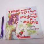 「二手書」SCHOLASTIC THERE WAS ANOLD LADY SWALLOWED A MOZZIE 英文讀本