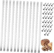 Bread Knife Bow Blade Replacement Blades Pieces Precision Cut Rustproof Safe Easy to Install