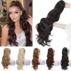 Best Quality CURLY Drawstring Ponytail Clip in High Pony Tail Hair Extensions US