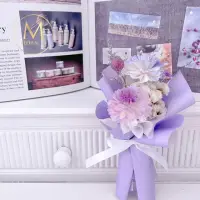 在飛比找momo購物網優惠-【Floral M】紫戀巴黎永生香氛擴香小花束(擴香花/香氛