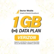 1GB 5G Data Plan on Verizon with SIM / eSIM | Tablet | Hotspot | Router & More