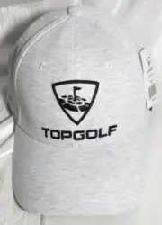 Top Golf Jersey Fitted Hat - Light Gray - Size L/XL