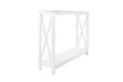 Hailey Hallway Console Hall Display Table 100cm - White