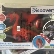 Smolder the Fire Breathing Dragon from Discovery Toys Remote Control